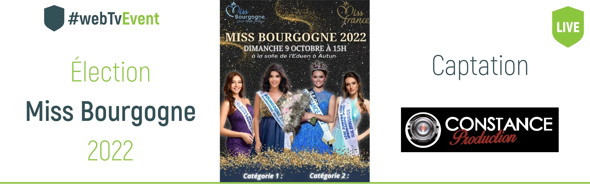Élection Miss Bourgogne 2022 Lara LEBRETTON
